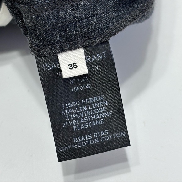 Isabel Marant Etoile Oya Linen Blend Ruffle Front Dress - Picture 3 of 7